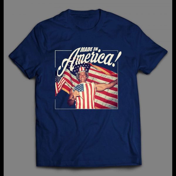 MADE IN AMERICA ARNOLD SCHWARZENEGGER HIGH QUALITY SHIRT