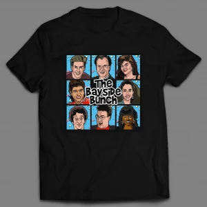 SAVED BY THE BELL CAST THE BAYSIDE BUNCH SHIRT