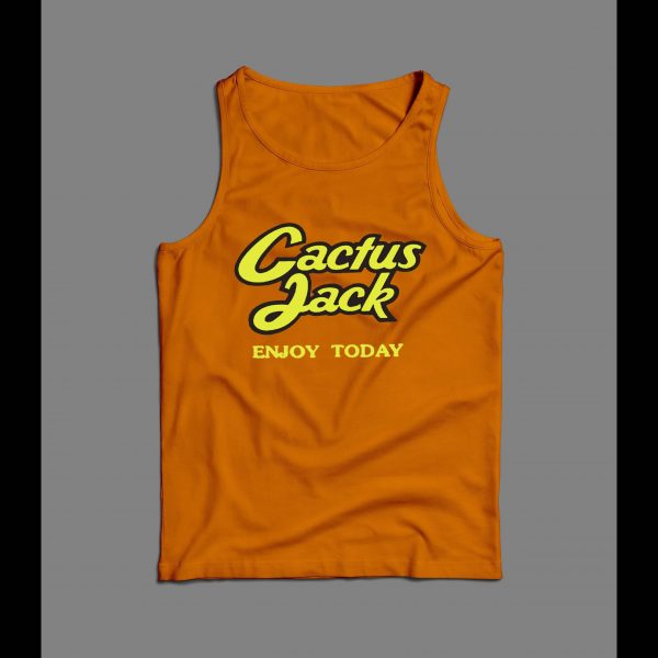 TRAVIS SCOTT CACTUS JACK REESE PARODY STYLE MEN'S TANK TOP