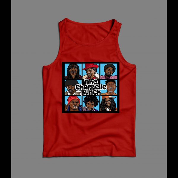 THE CHAPPELLE BUNCH COMEDY CENTRAL ART MEN'S TANK TOP