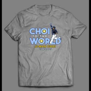JI-MAN CHOI "CHOI TO THE WORLD OLDSKOOL STYLE BASEBALL SHIRT