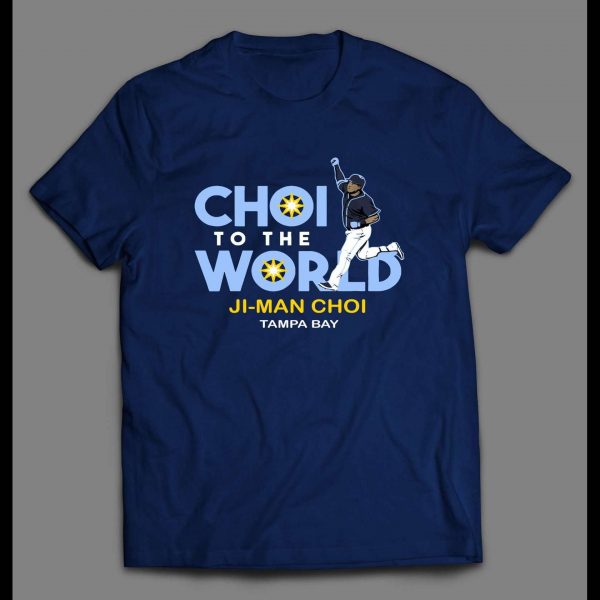JI-MAN CHOI "CHOI TO THE WORLD OLDSKOOL STYLE BASEBALL SHIRT