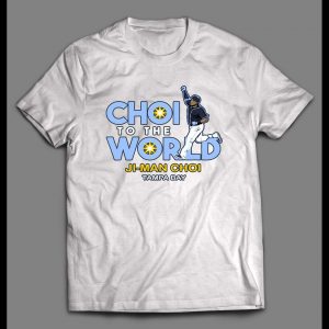 JI-MAN CHOI "CHOI TO THE WORLD OLDSKOOL STYLE BASEBALL SHIRT