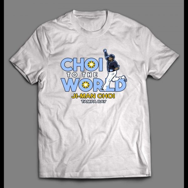 JI-MAN CHOI "CHOI TO THE WORLD OLDSKOOL STYLE BASEBALL SHIRT