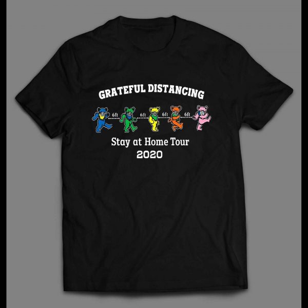 SOCIAL DISTANCING "GRATEFUL DISTANCING PANDAS" SHIRT