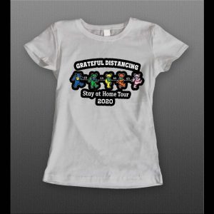 SOCIAL DISTANCING "GRATEFUL DISTANCING PANDAS" LADIES SHIRT