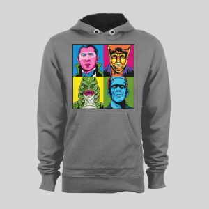 HORROR MOVIE CREATURES POP ART HOODIE /SWEATSHIRT