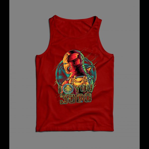 IRON MAN I LOVE YOU 3000 ENDGAME MEN'S TANK TOP