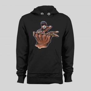 MJ LAST DANCE CHAMPIONSHIP CIGAR ART OLDSKOOL HOODIE /SWEATSHIRT