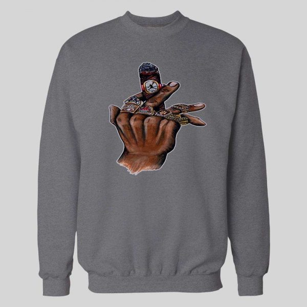 MJ LAST DANCE CHAMPIONSHIP CIGAR ART OLDSKOOL HOODIE /SWEATSHIRT