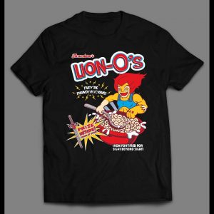 THUNDER CATS LION-O'S CEREAL PARODY HIGH QUALITY SHIRT