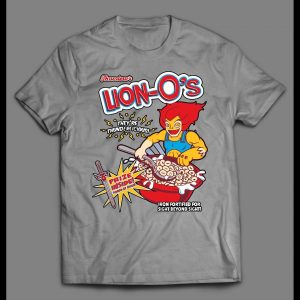THUNDER CATS LION-O'S CEREAL PARODY HIGH QUALITY SHIRT