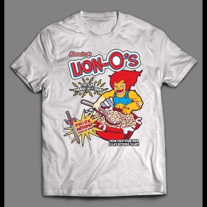 THUNDER CATS LION-O'S CEREAL PARODY HIGH QUALITY SHIRT