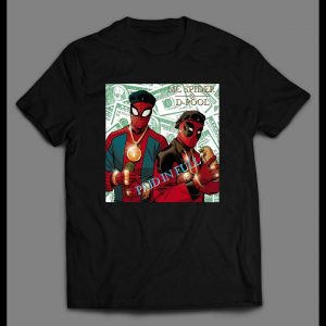 MC SPIDER AND D-POOL OLDSKOOL PAID IN FULL ALBUM PARODY ART SHIRT