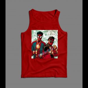 MC SPIDER AND D-POOL OLDSKOOL PAID IN FULL ALBUM PARODY ART MEN'S TANK TOP