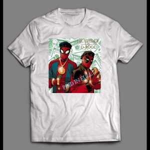MC SPIDER AND D-POOL OLDSKOOL PAID IN FULL ALBUM PARODY ART SHIRT