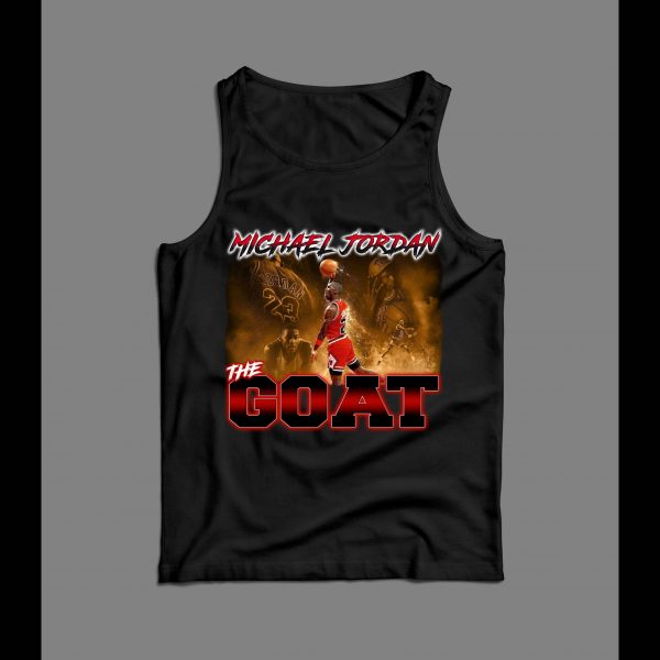 MJ THE GOAT VERY RARE BOOTLEG STYLE BASKETBALL MEN'S TANK TOP