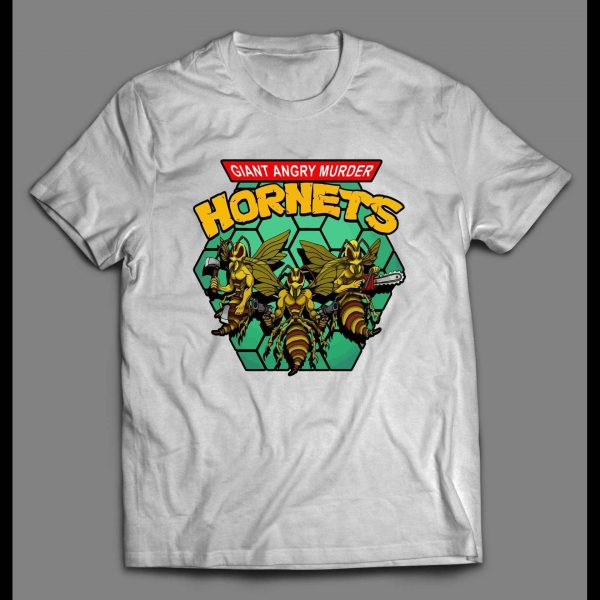 GIANT ANGRY MURDER HORNETS PARODY SHIRT