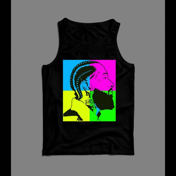 WEST COAST NIPSEY POP ART MEN'S TANK TOP