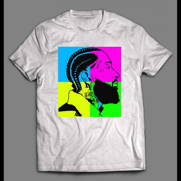WEST COAST NIPSEY POP ART SHIRT