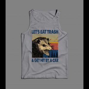 OPOSSUM LET'S EAT TRASH AND GET HIT BY A CAR MEN'S TANK TOP