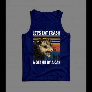 OPOSSUM LET'S EAT TRASH AND GET HIT BY A CAR MEN'S TANK TOP