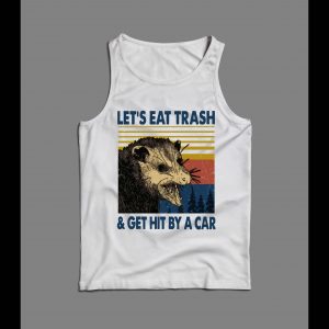 OPOSSUM LET'S EAT TRASH AND GET HIT BY A CAR MEN'S TANK TOP