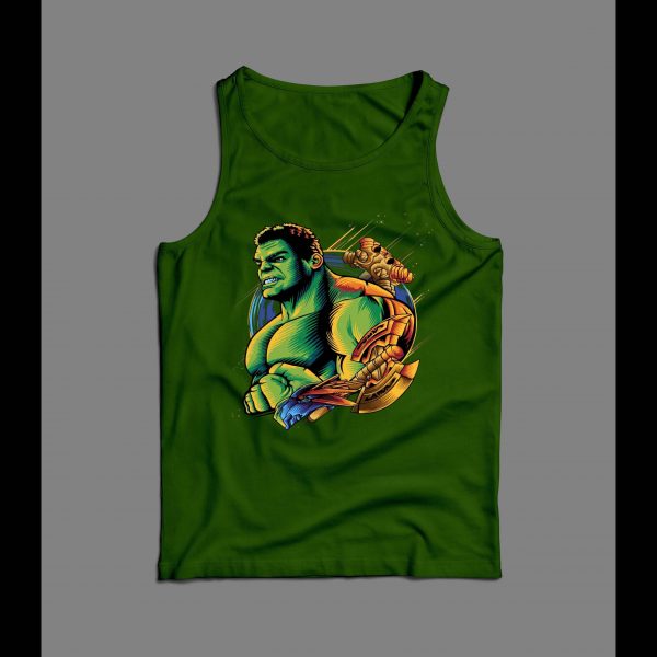 PLANET HULK CUSTOM COMIC ART HIGH QUALITY PRINT MEN'S TANK TOP
