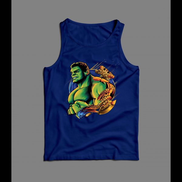 PLANET HULK CUSTOM COMIC ART HIGH QUALITY PRINT MEN'S TANK TOP