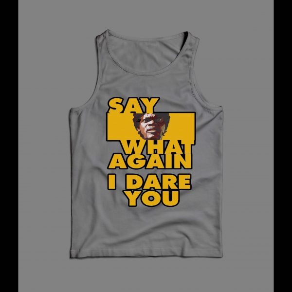 JULES "SAY WANT AGAIN I DARE YOU" CUSTOM PULP ART MEN'S TANK TOP