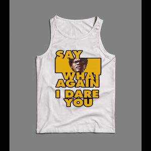 JULES "SAY WANT AGAIN I DARE YOU" CUSTOM PULP ART MEN'S TANK TOP
