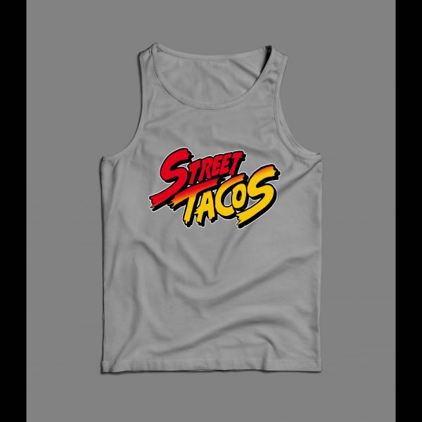 STREET TACOS VIDEO GAME PARODY HIGH QUALITY MENS TANK TOP