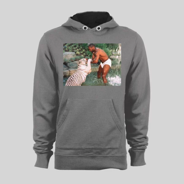 MIKE TYSON WRESTLING TIGER HIGH QUALITY HOODIE / SWEATSHIRT