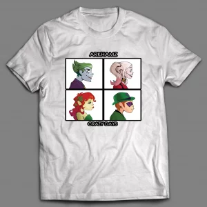 ARKHAMZ CRAZY DAYS COMIC BOOK VILLAINS SHIRT