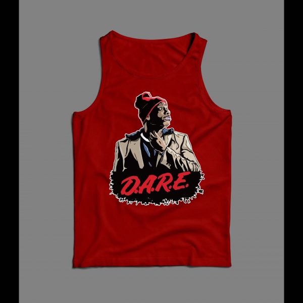 DAVE CHAPPELLE TYRONE BIGGUMS D.A.R.E. COMEDY CENTRAL ART MEN'S TANK TOP