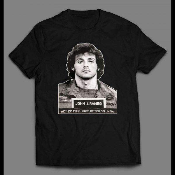FIRST BLOOD RAMBO MUGSHOT SHIRT
