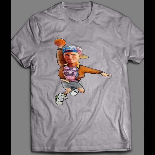WHITE MEN CAN'T JUMP BILLY HOYLE CARTOON DUNK SHIRT