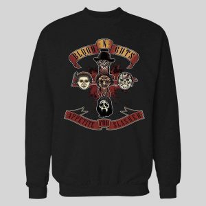 HALLOWEEN BLOOD N GUTS ROCK BAND PARODY WINTER HOODIE / SWEATSHIRT