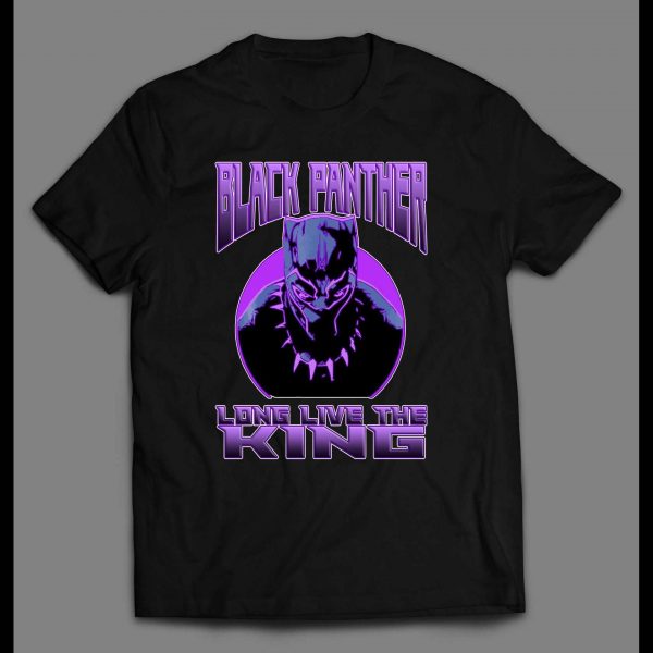 LONG LIVE THE KING RIP BLACK PANTHER CHADWICK BOSEMAN MENS SHIRT