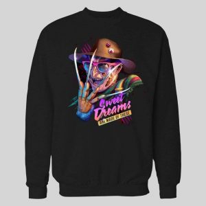 RETRO STYLE FREDDY KRUEGER SWEET DREAMS RARE HALLOWEEN HOODIE / SWEATSHIRT