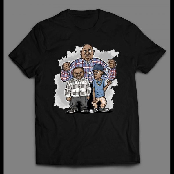 FRIDAY MOVIE DEEBO CRAIG AND SMOKEY CARTOON ART SHIRT