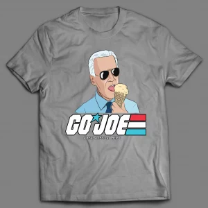 SLEEPY JOE ICE CREAM CONE "GO JOE A REAL AMERICAN HERO" CARTOON PARODY SHIRT