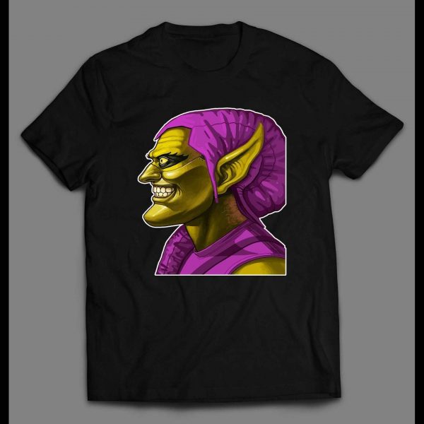 SUPER VILLAIN GREEN GOBLIN COMIC BOOK STYLE SHIRT