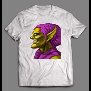 SUPER VILLAIN GREEN GOBLIN COMIC BOOK STYLE SHIRT
