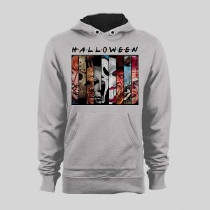 HORROR MOVIE KILLERS FRIENDS PARODY HALLOWEEN HOODIE / SWEATSHIRT