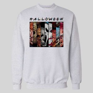 HORROR MOVIE KILLERS FRIENDS PARODY HALLOWEEN HOODIE / SWEATSHIRT