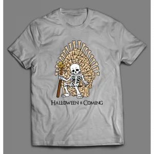 HALLOWEEN IS COMING GAME OF THRONES PARODY HIGH QUALITY MENS HALLOWEEN SHIRT