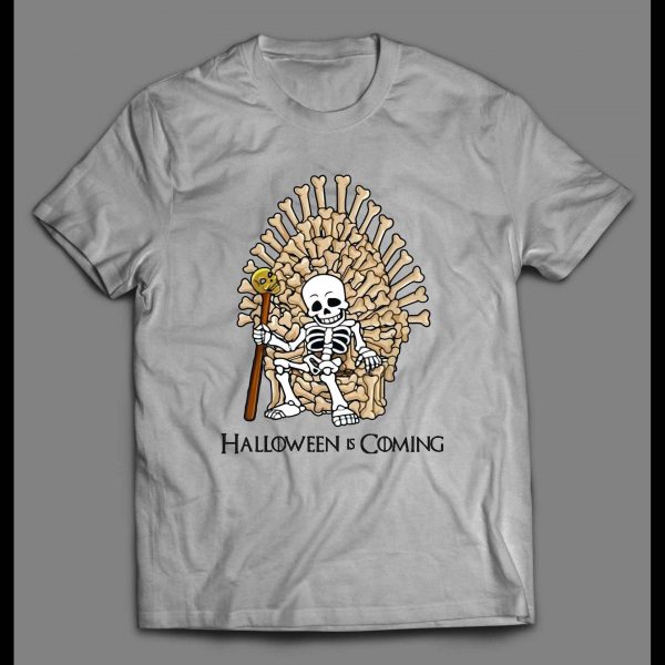 HALLOWEEN IS COMING GAME OF THRONES PARODY HIGH QUALITY MENS HALLOWEEN SHIRT