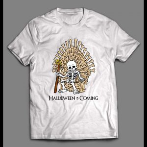 HALLOWEEN IS COMING GAME OF THRONES PARODY HIGH QUALITY MENS HALLOWEEN SHIRT