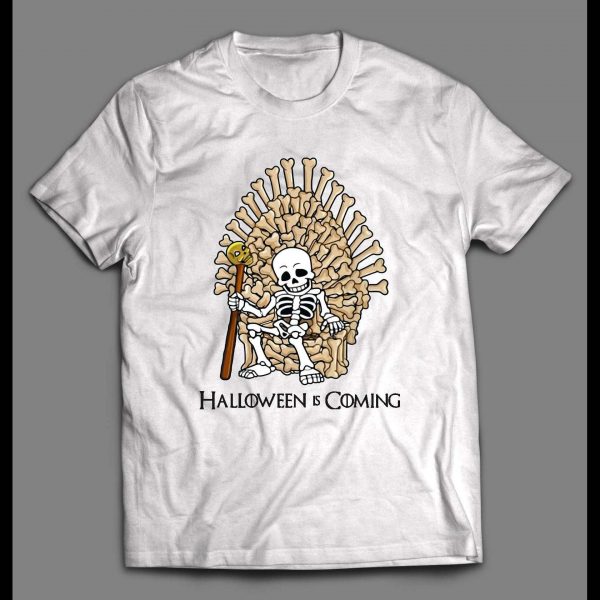 HALLOWEEN IS COMING GAME OF THRONES PARODY HIGH QUALITY MENS HALLOWEEN SHIRT